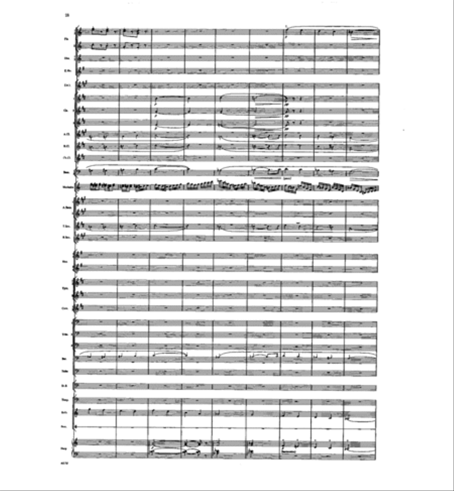 Concertino for Marimba and Winds Concert Band scores gallery preview page 26