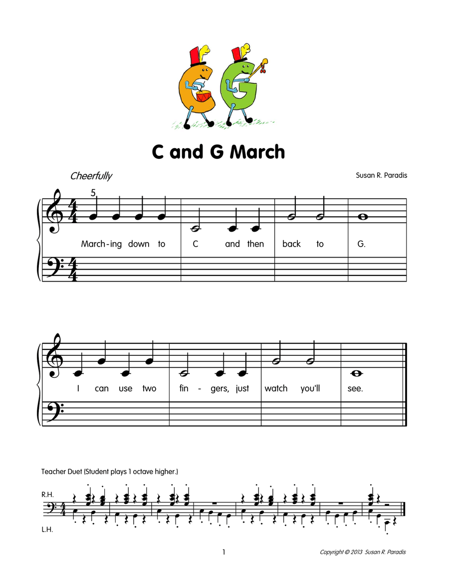 Sunny Solos Piano Method scores gallery preview page 1