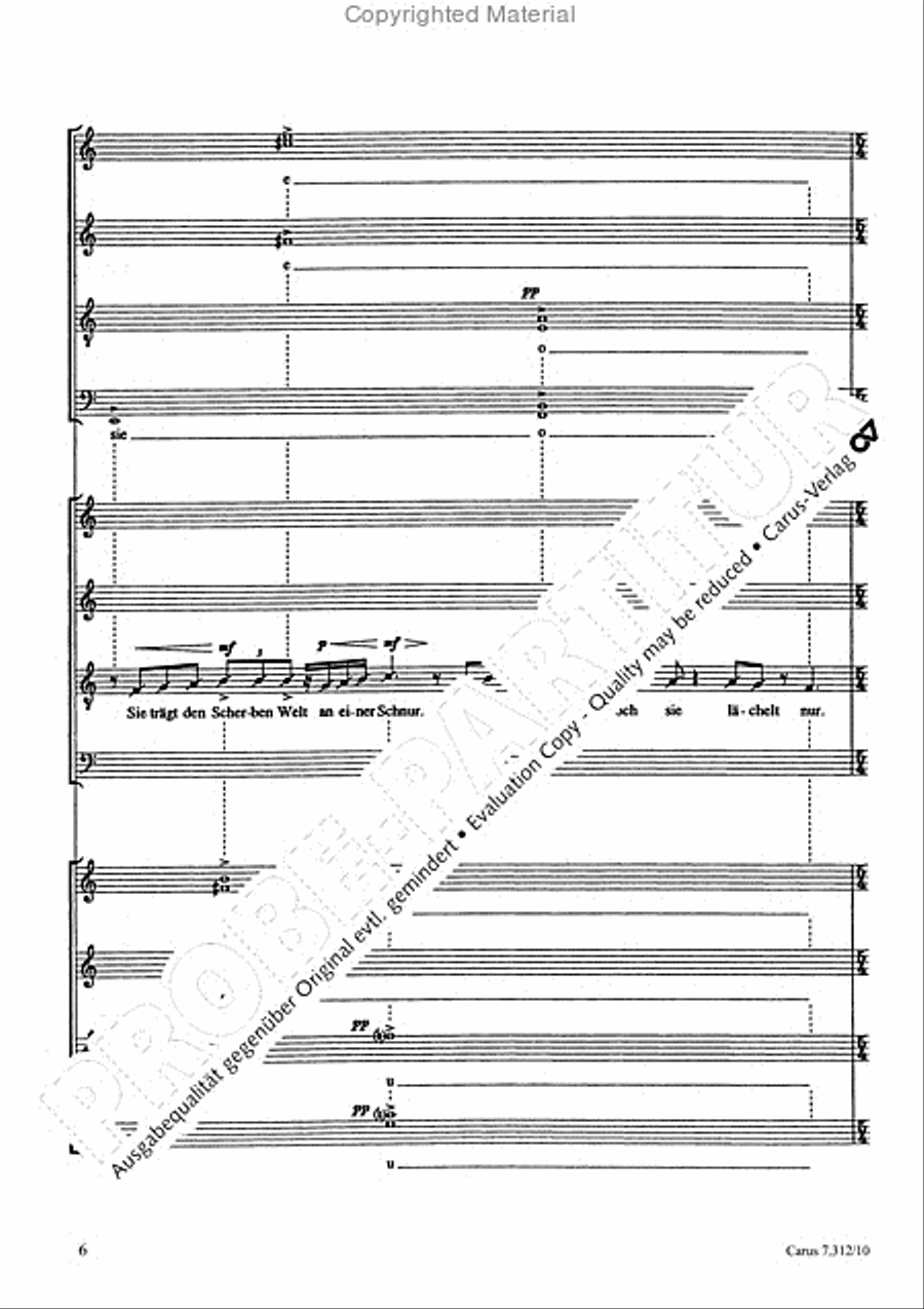 Variationen mit Celan-Gedichten III 4-Part scores gallery preview page 7