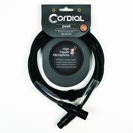 Premium High-Copper Studio Microphone Cable with Gold-Plated Contacts