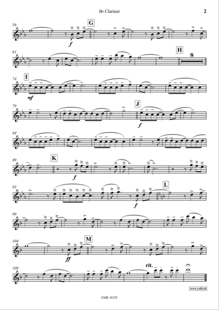 Allumer Le Feu Allumer Le Feu Clarinet Solo scores gallery preview page 3
