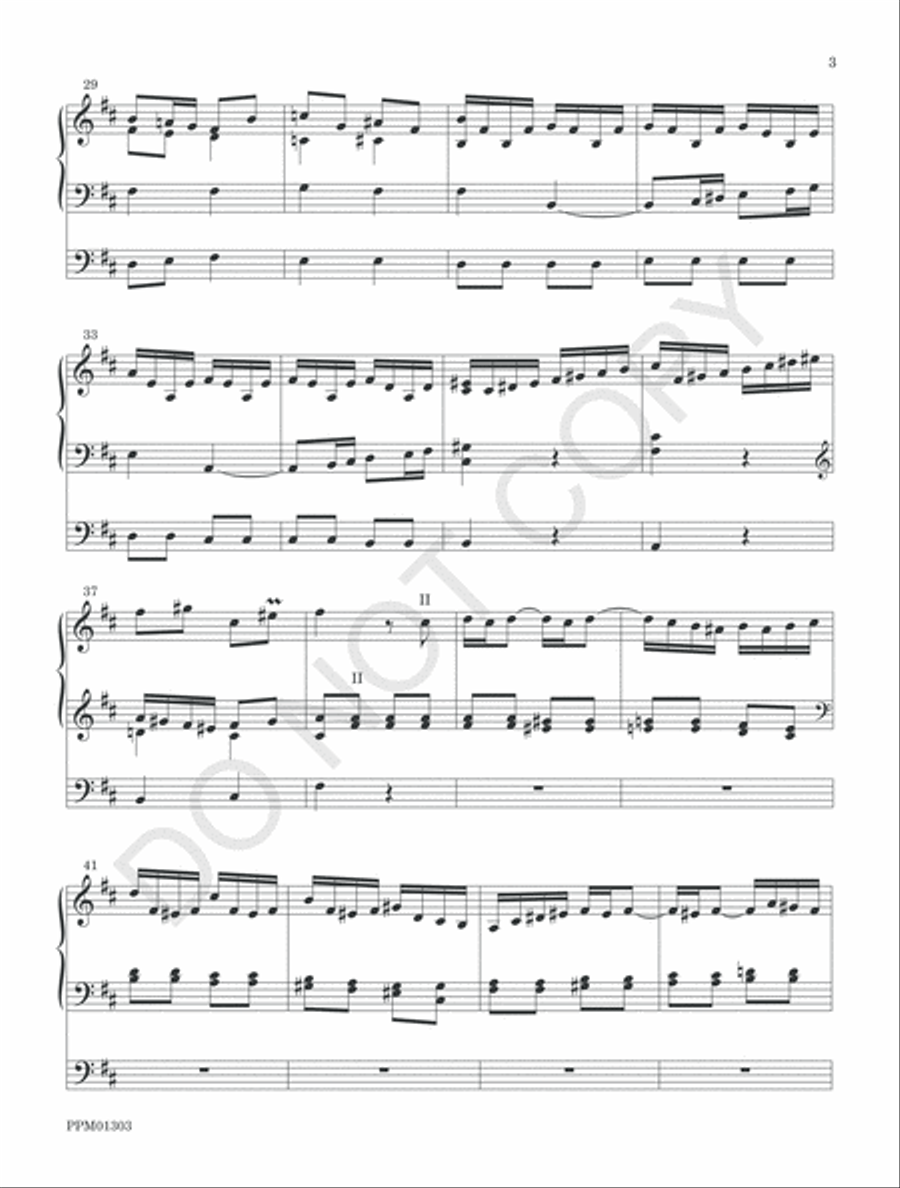 Concerto in D Organ Solo scores gallery preview page 6