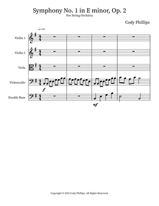 Symphony No. 1 in E minor, Op. 2