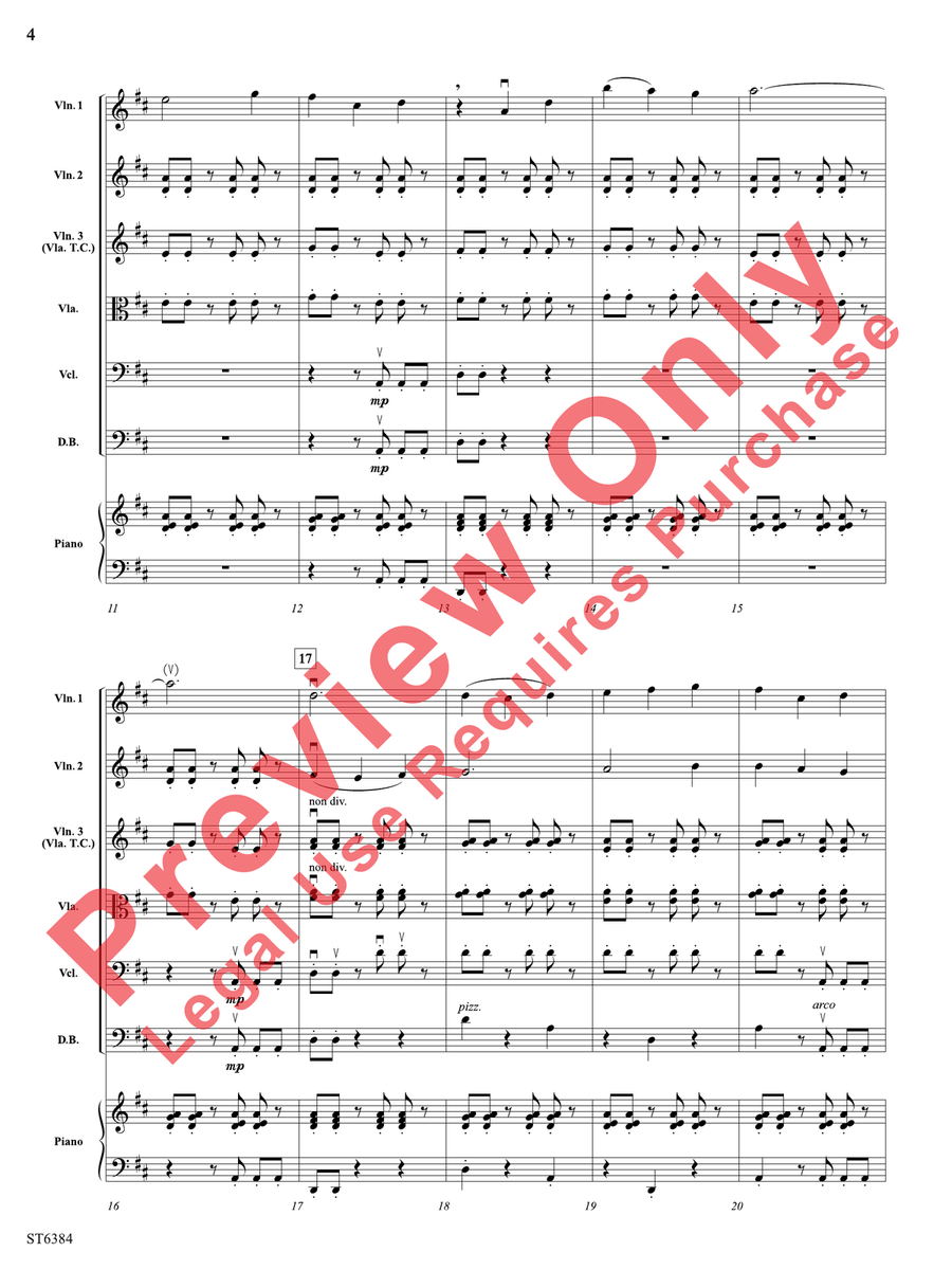 Forever Joyful! Forever Joyful! String Orchestra scores gallery preview page 5