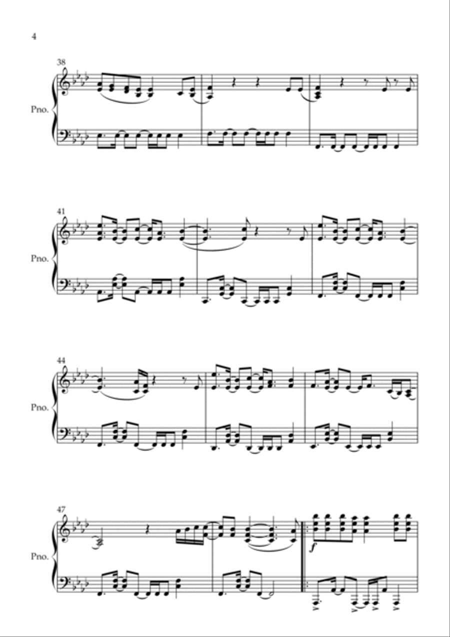 Love Me Like You Do Love Me Like You Do Piano Solo scores gallery preview page 4