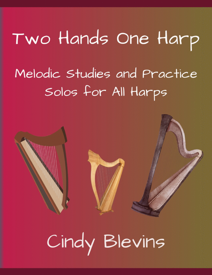 Two Hands One Harp, Melodic Studies and Practice Solos, for all harps image number null