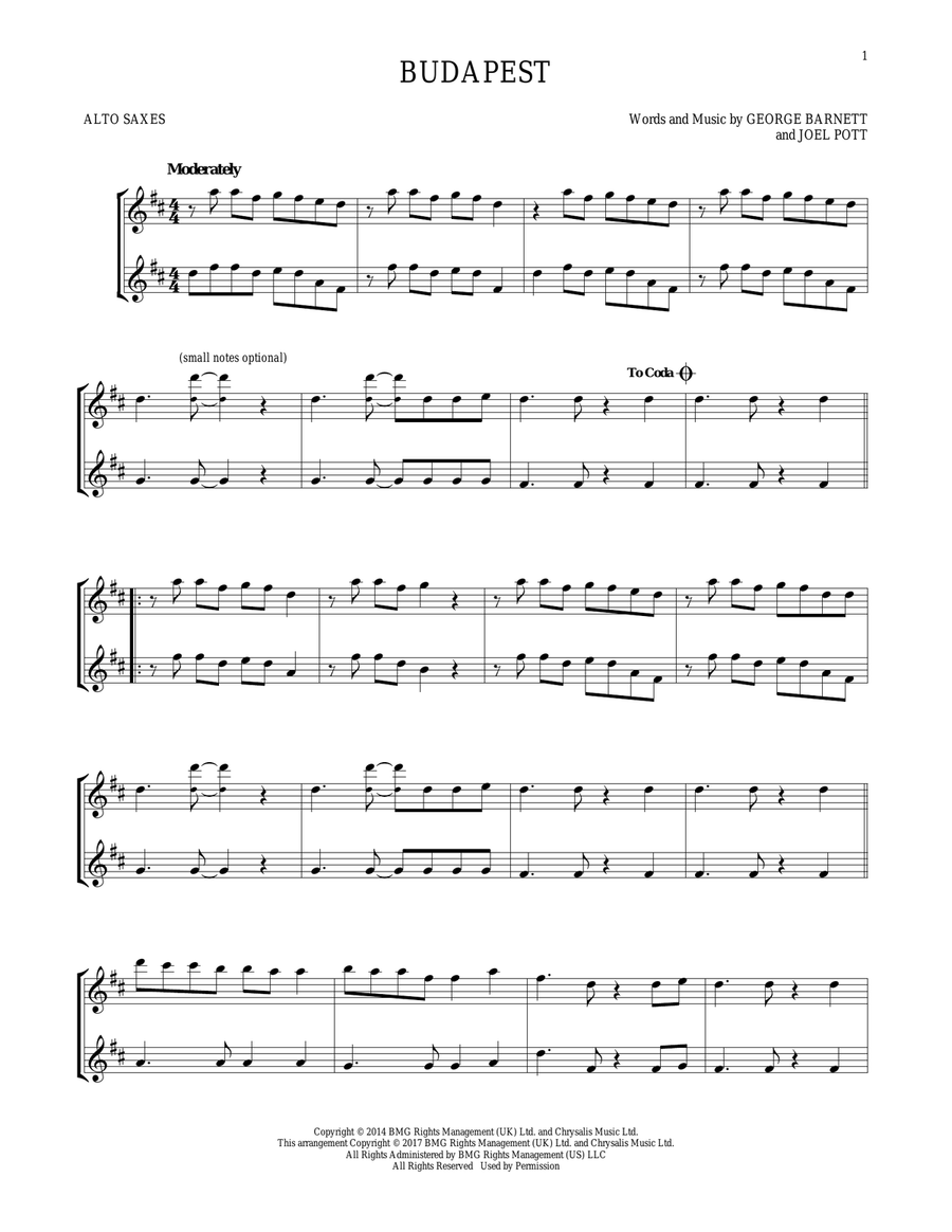 Budapest Woodwind Duet scores gallery preview page 1