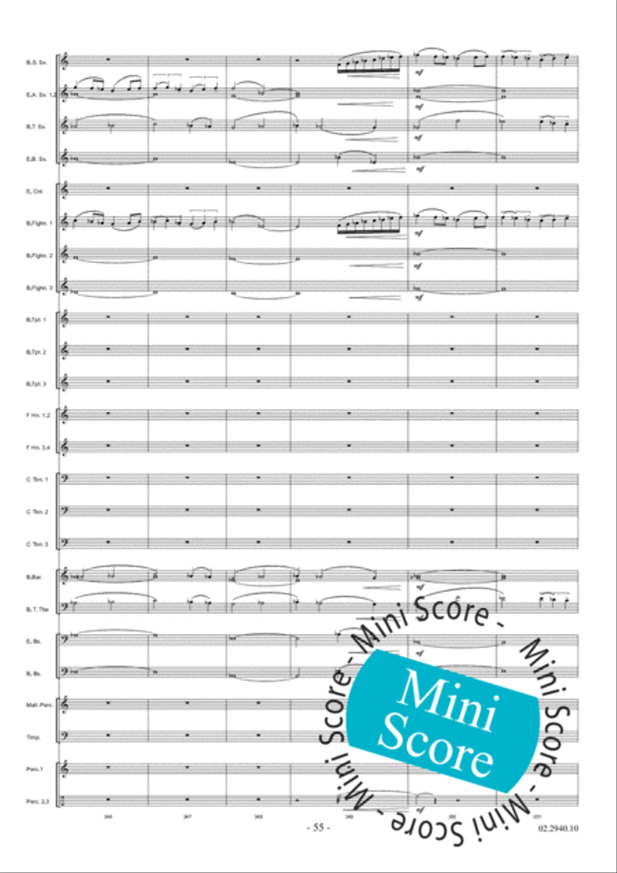 Aurora Fanfare Band scores gallery preview page 61