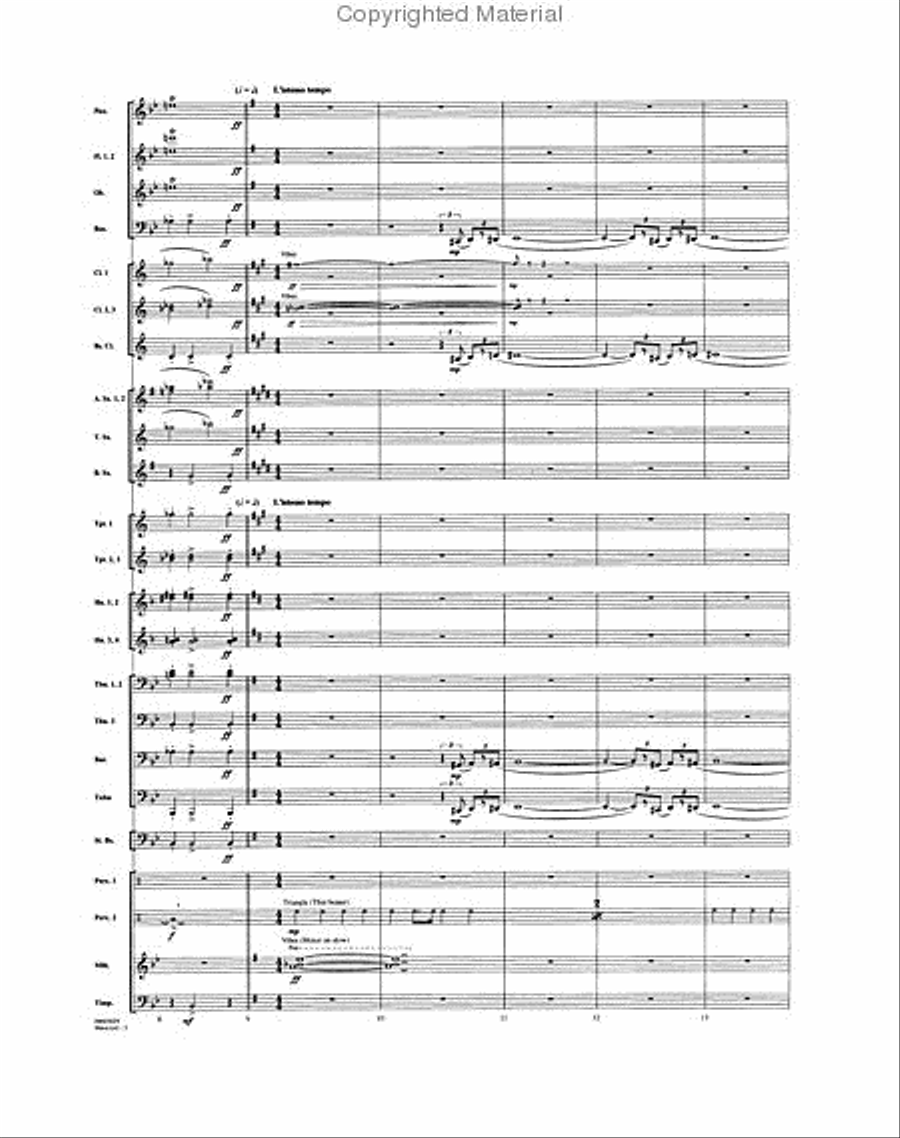 Mancini! Concert Band scores gallery preview page 3