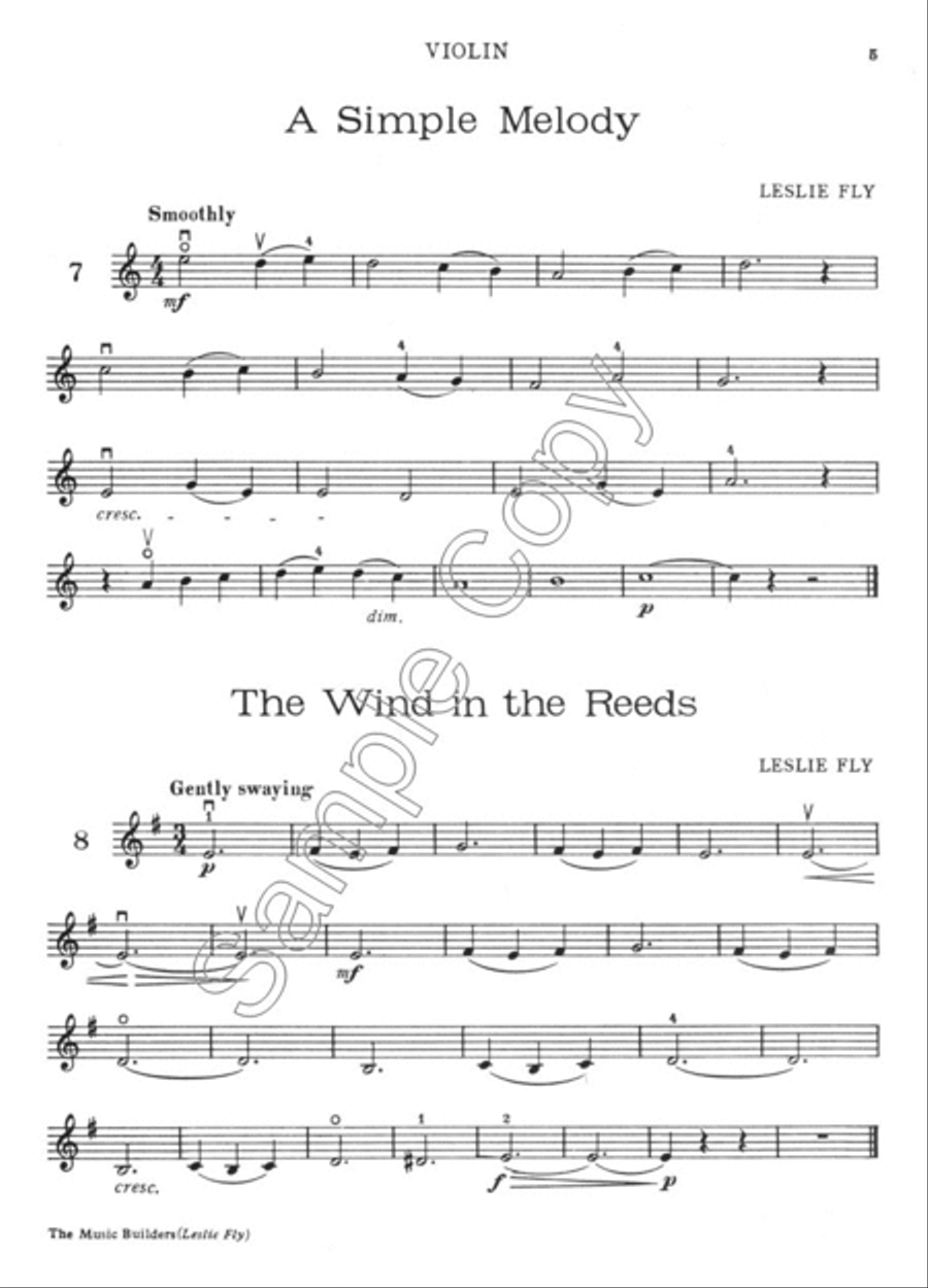 The Music Builders Violin Solo scores gallery preview page 3