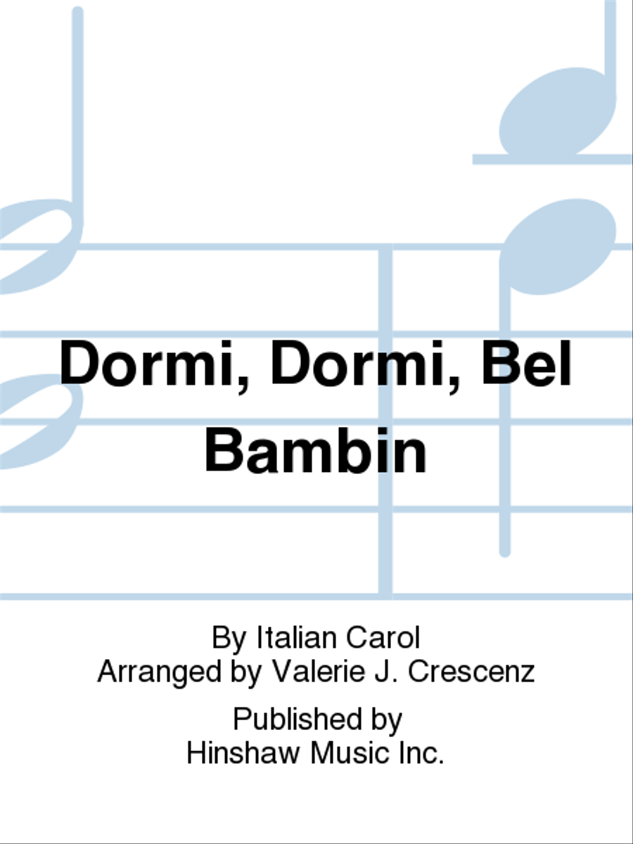 Dormi, Dormi, bel Bambin Dormi, Dormi, bel Bambin SSA scores gallery preview page 1