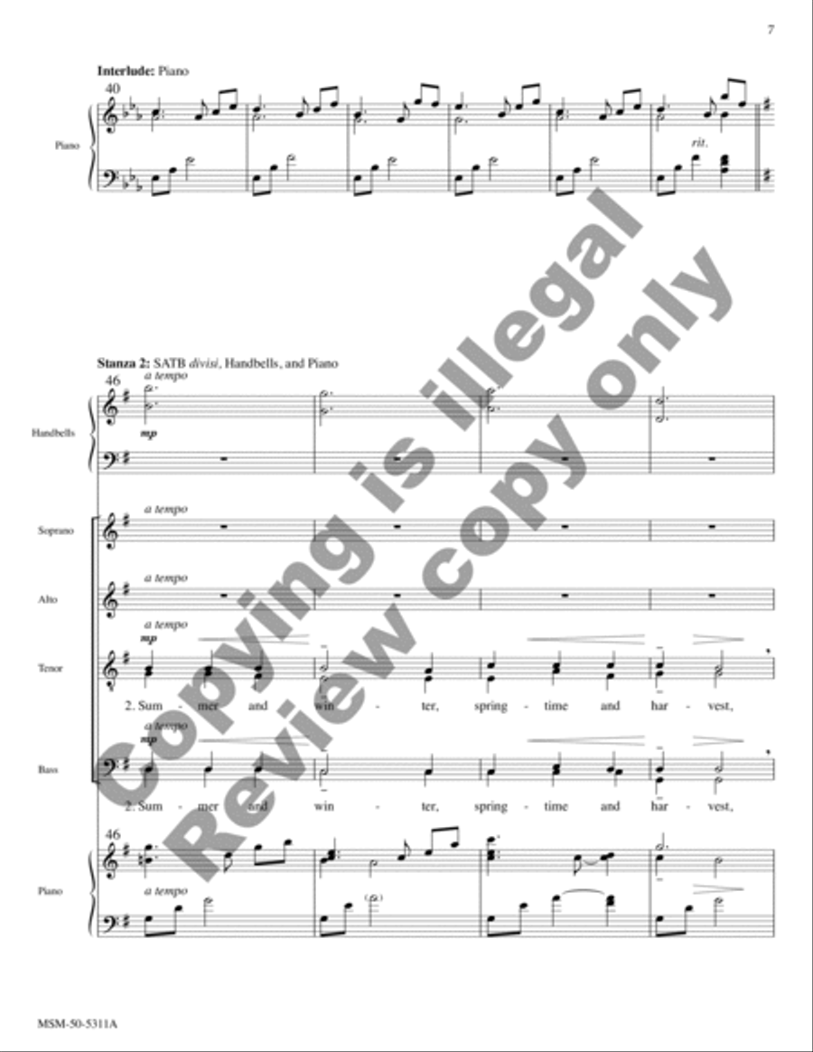 Great Is Thy Faithfulness (Full Score) Choir scores gallery preview page 18