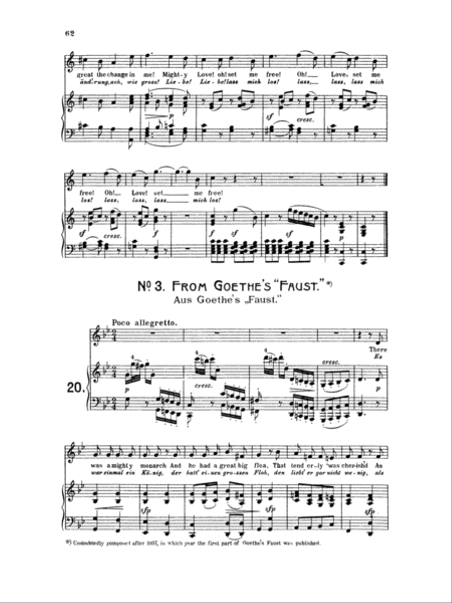 Beethoven: Songs (Complete)-- 66 songs, mostly for Medium Voice (German/English)