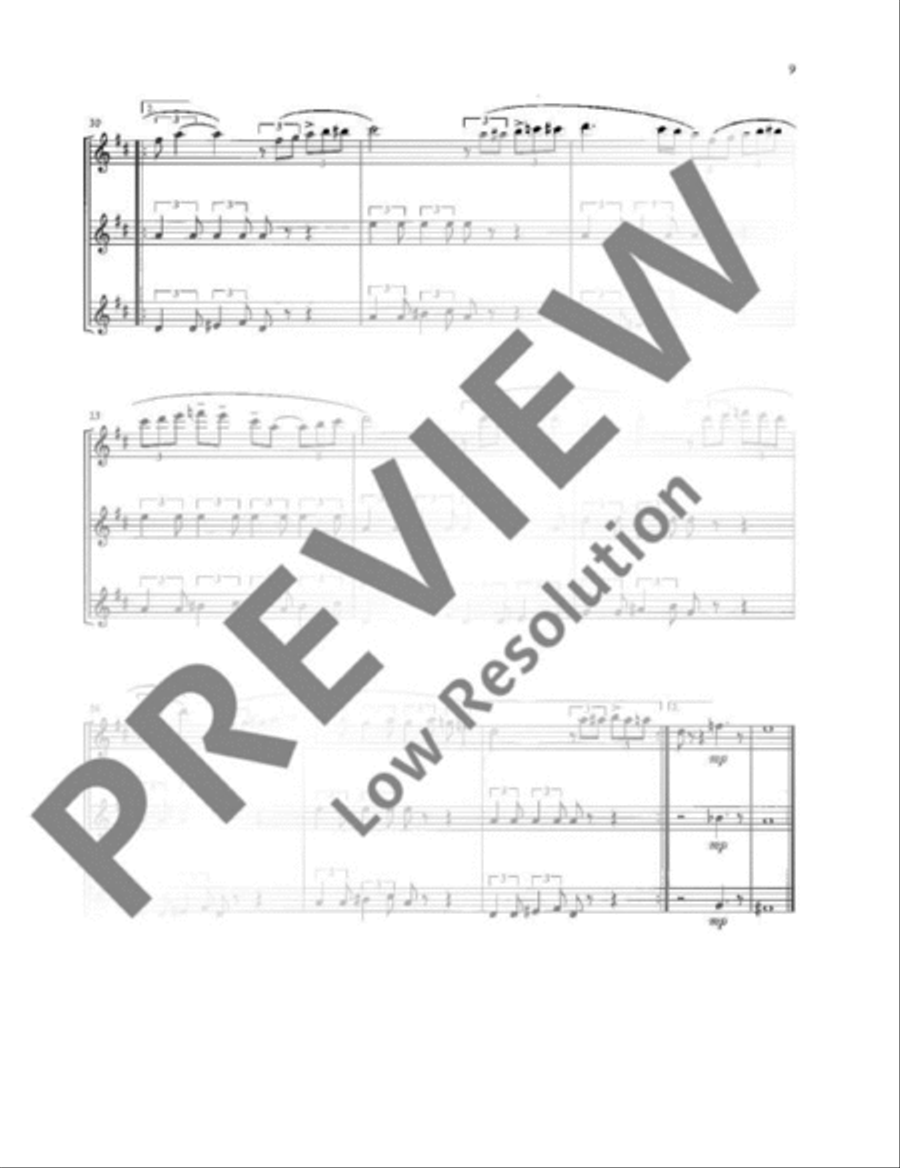 Various Trouts Flute scores gallery preview page 10
