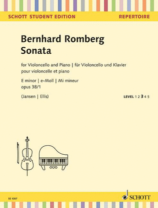 Book cover for Sonata E minor