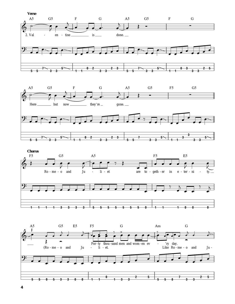 Don't Fear The Reaper Acoustic Guitar scores gallery preview page 4