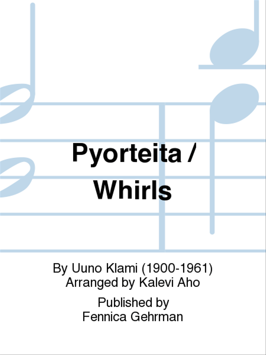 Pyörteitä / Whirls Orchestra scores gallery preview page 1