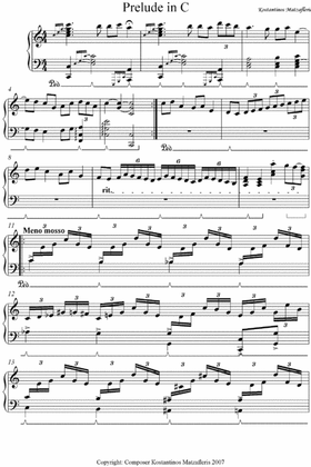 Prelude in C Major by Kostantinos Matzafleris