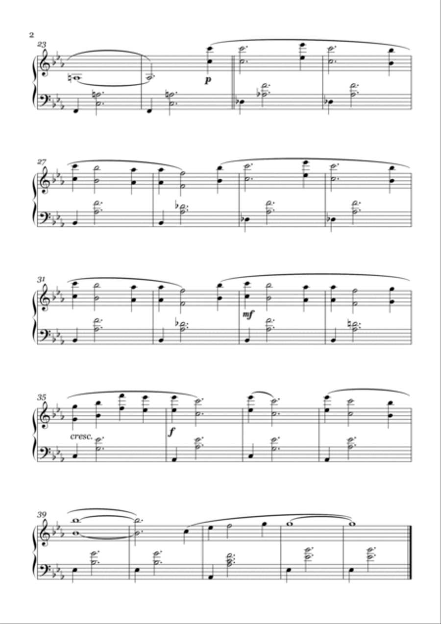 Veneers Piano Solo scores gallery preview page 2