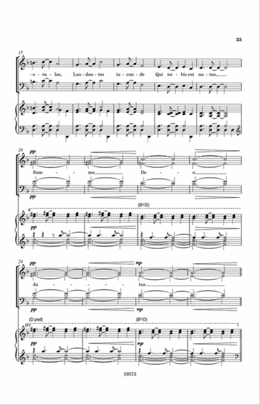 Three More Jazz Carols 4-Part scores gallery preview page 7