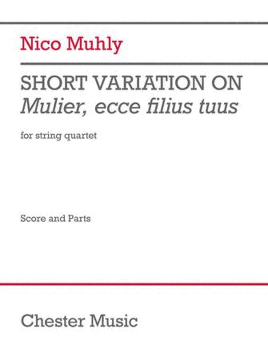 Short Variation on Mulier, ecce filius tuus