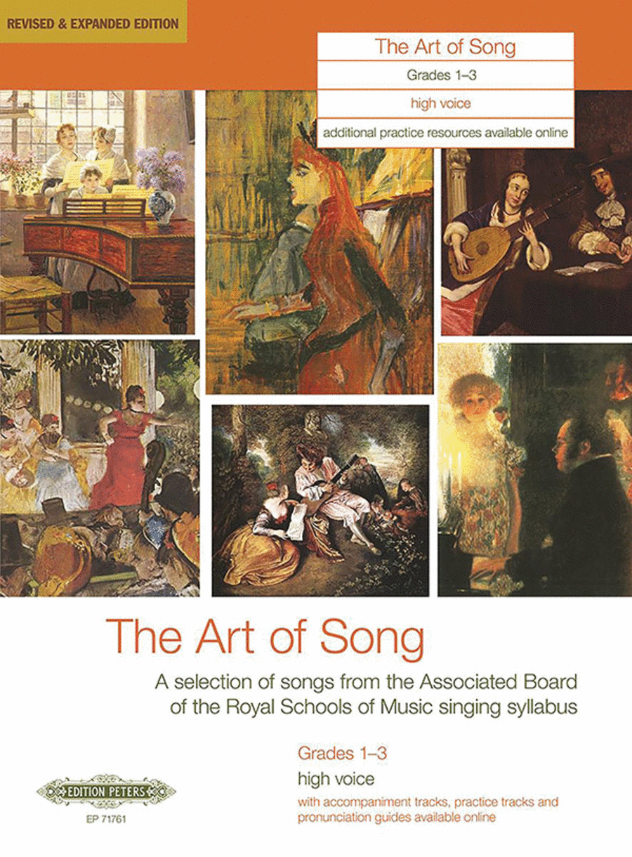 The Art of Song, Grades 1-3 (High Voice) High Voice scores gallery preview page 1