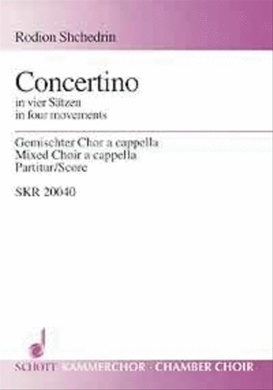 Concertino Concertino Mixed Choir scores gallery preview page 1