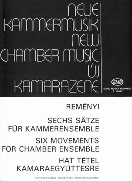 Six Movements For Chamber Ensemble