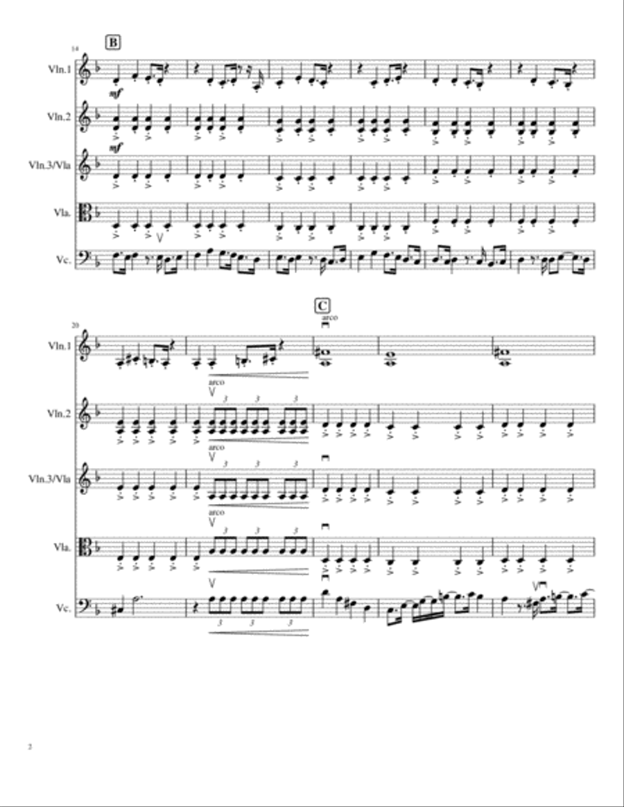 Happy Together String Quartet scores gallery preview page 2