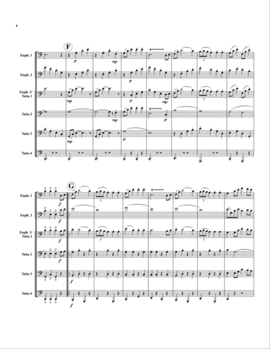 Radetzky March Large Ensemble scores gallery preview page 5