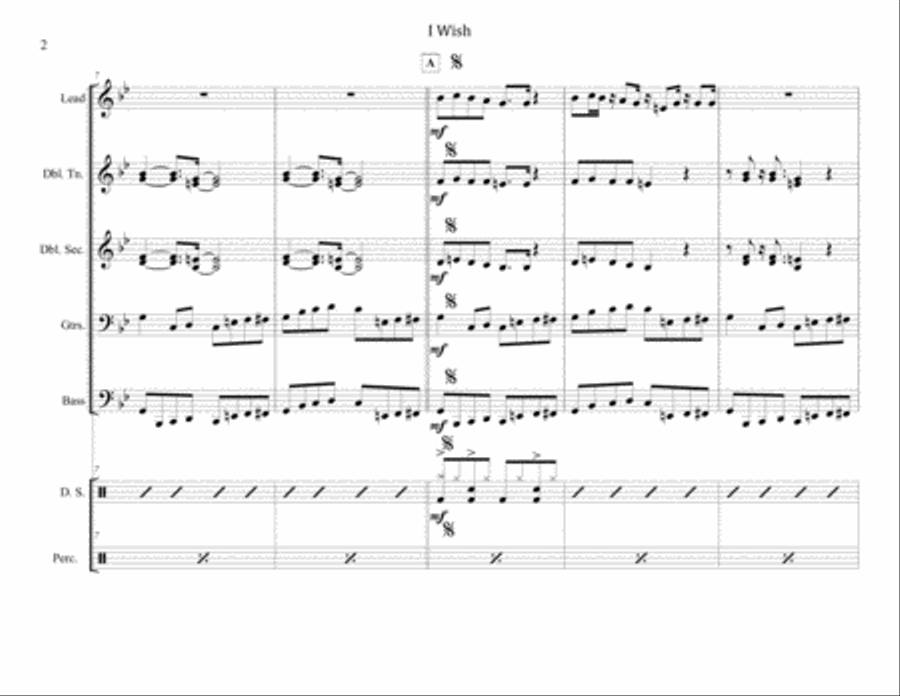 I Wish Steel Drum Band scores gallery preview page 2