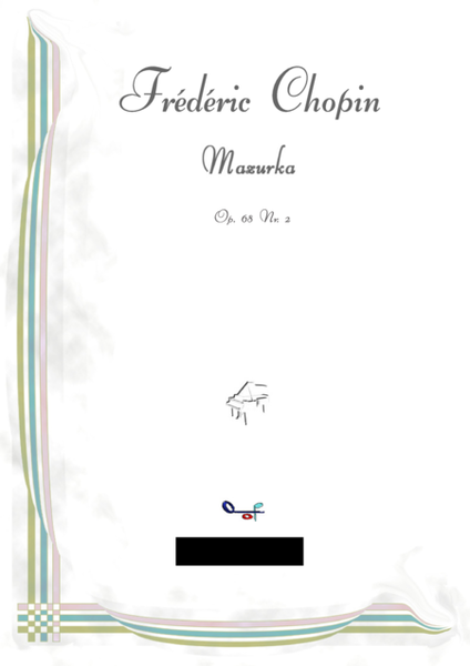 Mazurka in F major, Op. 68 no. 2 for Piano