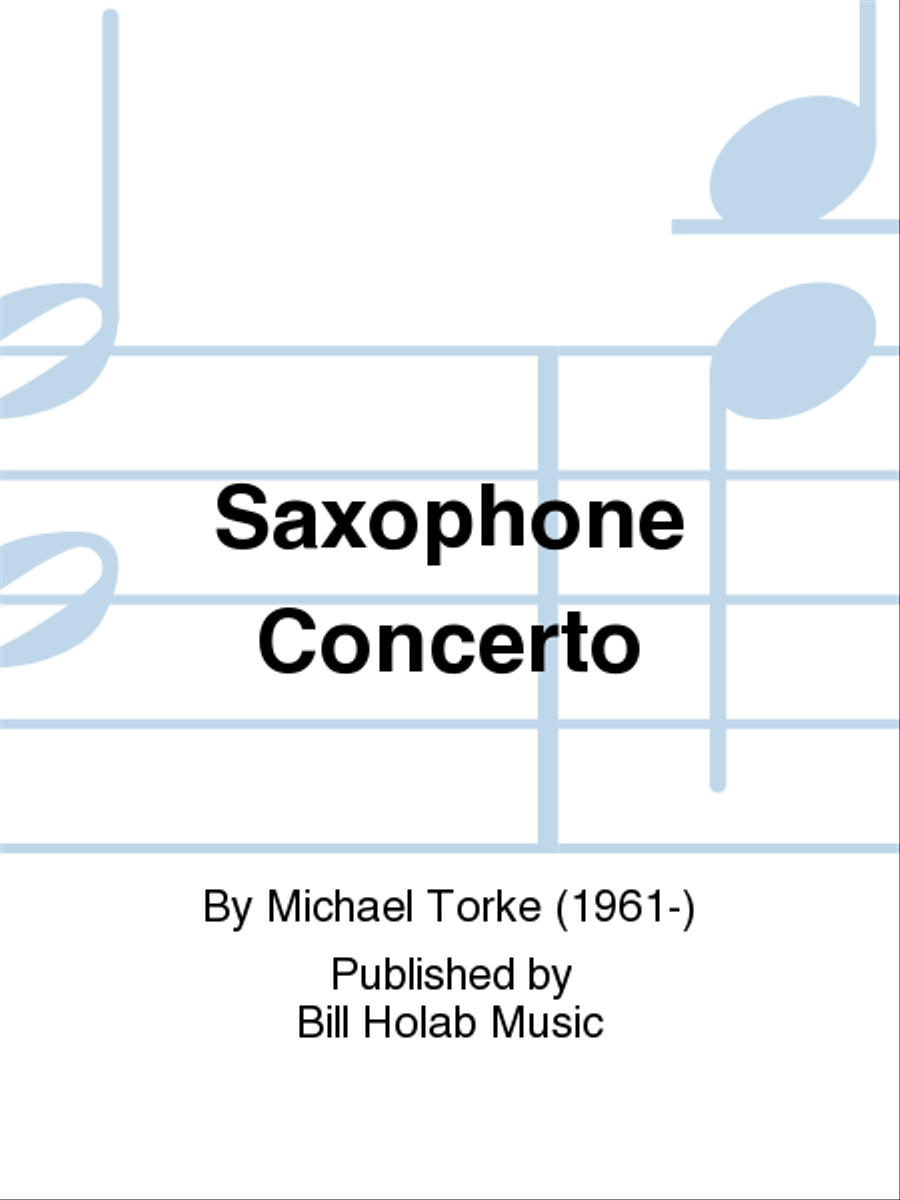 Saxophone Concerto Saxophone Concerto Orchestra scores gallery preview page 1