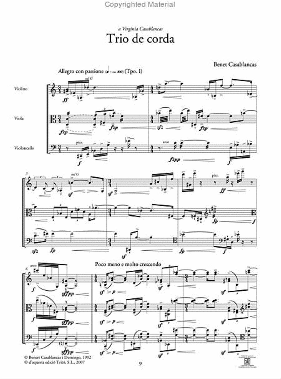 Trio de corda School and Community scores gallery preview page 2