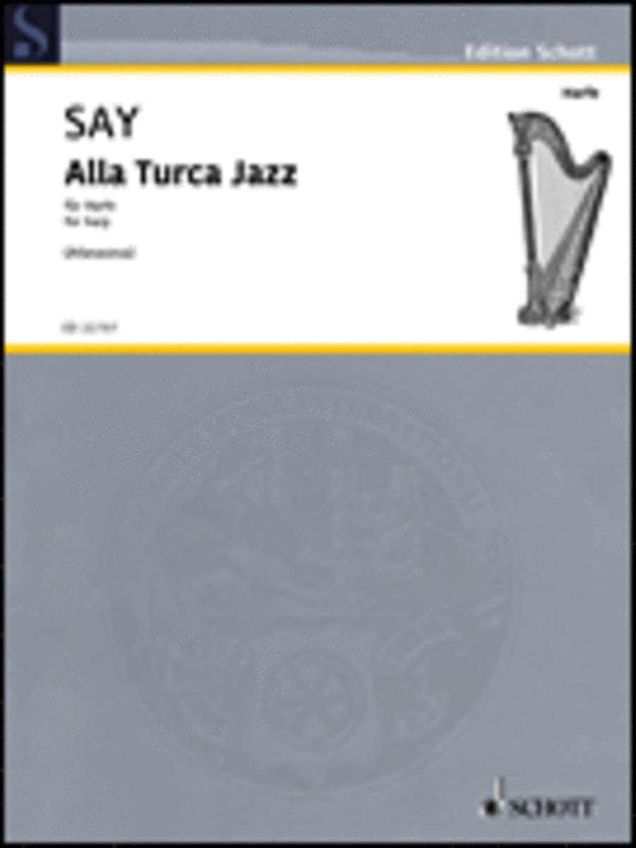 Alla Turca Jazz, Op. 5b Harp - Sheet Music