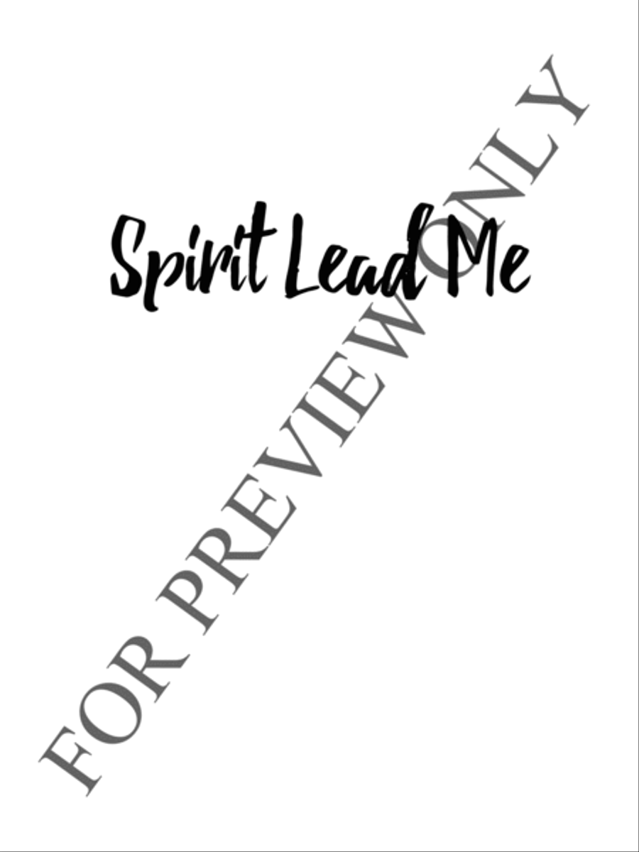 Spirit Lead Me - Piano Folio Piano Solo scores gallery preview page 2