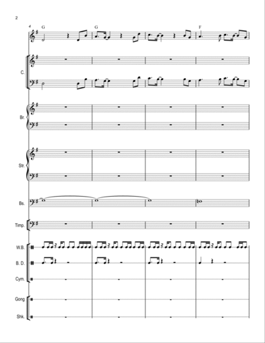 Kia Hora Te Marino Choir scores gallery preview page 2