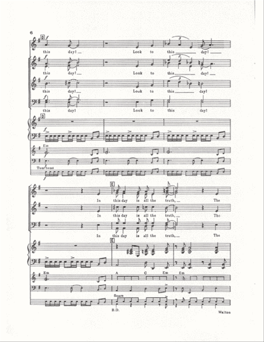 Look to this Day (Vocal Score) Divisi scores gallery preview page 6