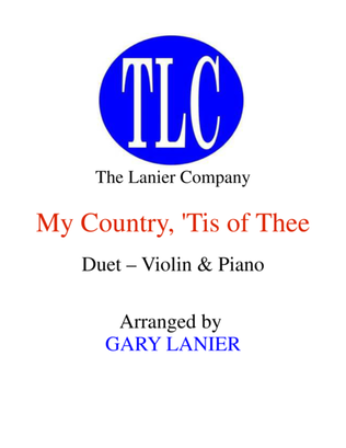 Book cover for MY COUNTRY, ‘TIS OF THEE (Duet – Violin and Piano/Score and Parts)