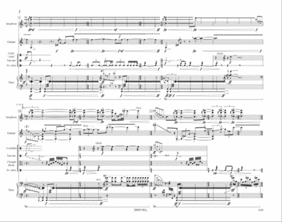 Localized corrosion Saxophone scores gallery preview page 3