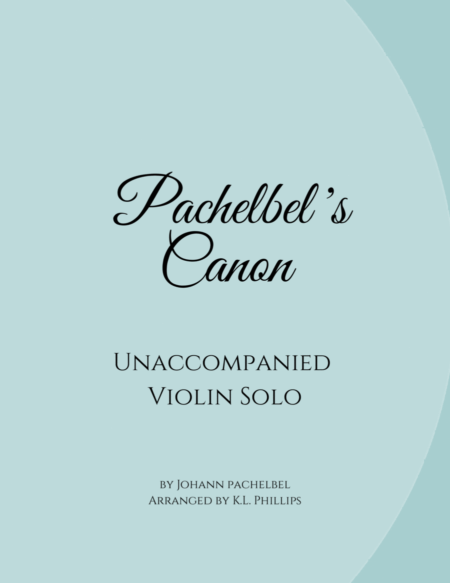 Pachelbel's Canon - Unaccompanied Violin Solo image number null