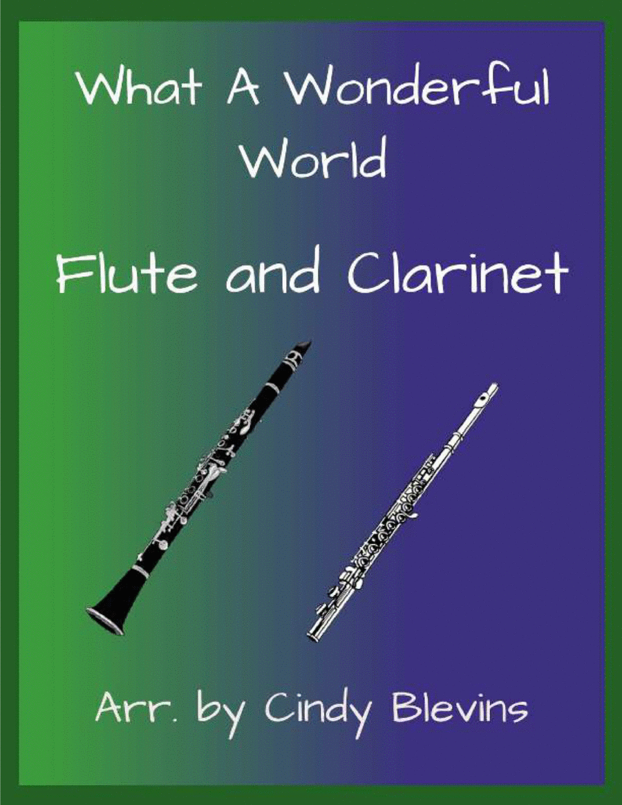 What A Wonderful World Woodwind Duet scores gallery preview page 1