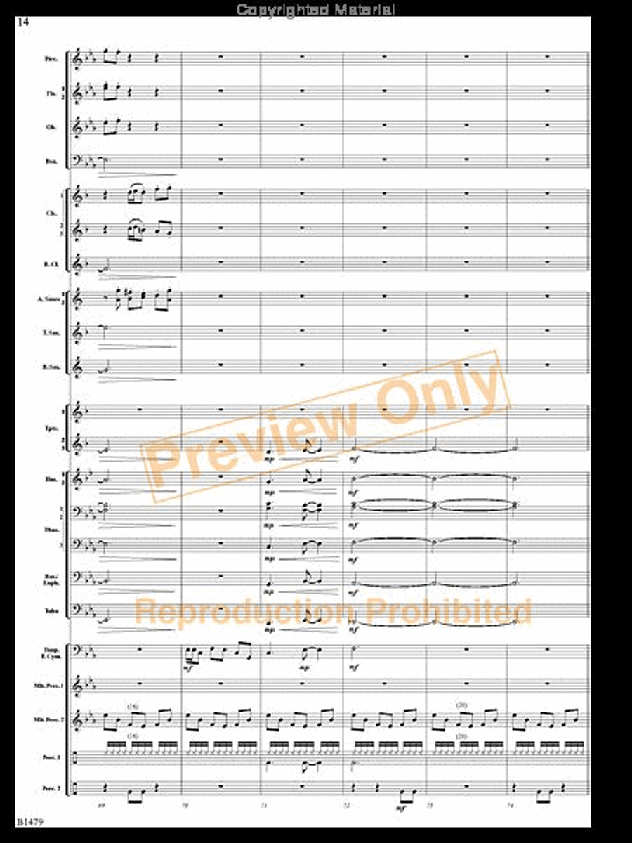 Gravity Wave Gravity Wave Concert Band scores gallery preview page 13