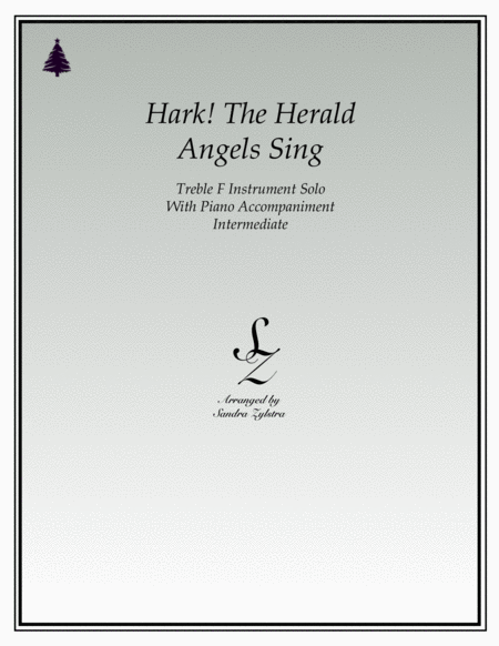 Hark! The Herald Angels Sing (treble F instrument solo) image number null