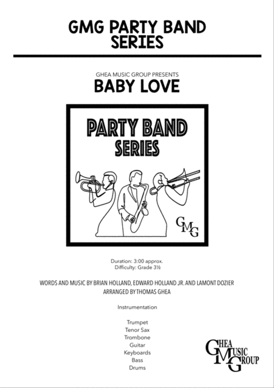 Baby Love Small Ensemble scores gallery preview page 1
