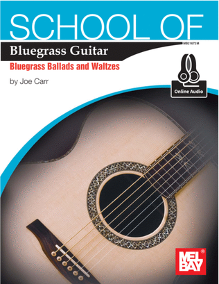 Book cover for School of Bluegrass Guitar Ballads/Waltzes