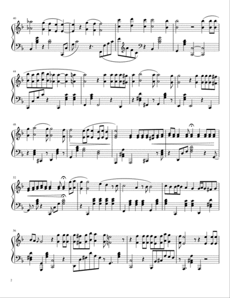 Ballade No. 1 Piano Solo scores gallery preview page 2