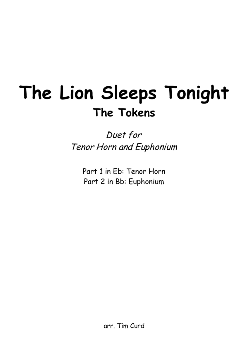 The Lion Sleeps Tonight image number null
