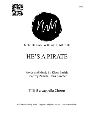 Book cover for He's A Pirate