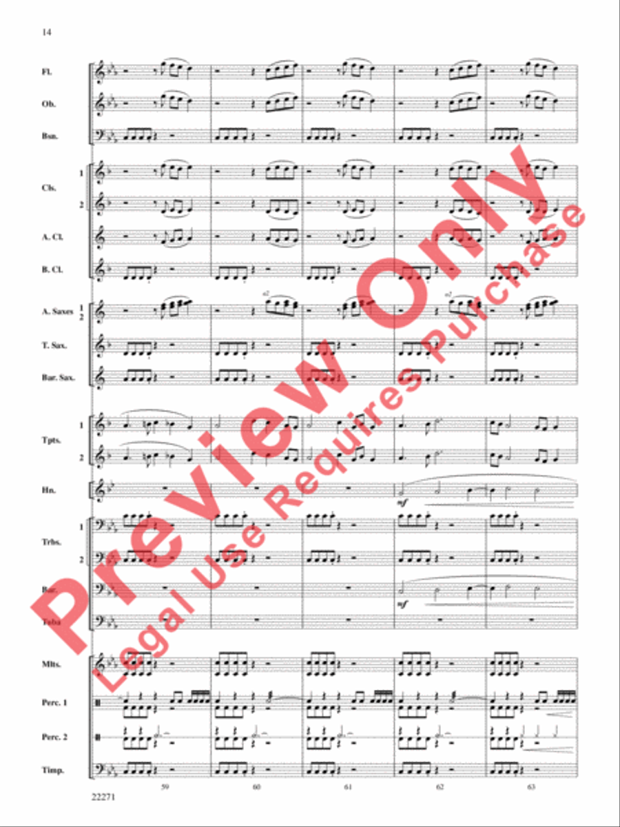 Nemesis Concert Band scores gallery preview page 15